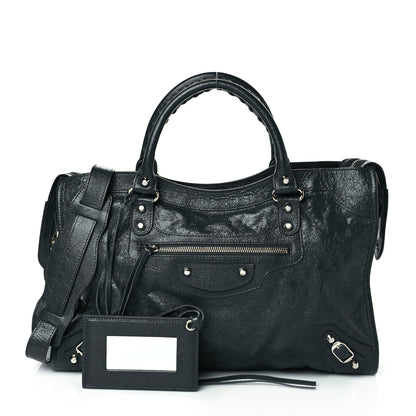 Balenciaga Agneau Classic Silver Hardware City Gris Fossile Anthracite 1 of 10