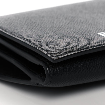 Balenciaga Grained Calfskin Ville Wallet on Chain Black 7 of 9