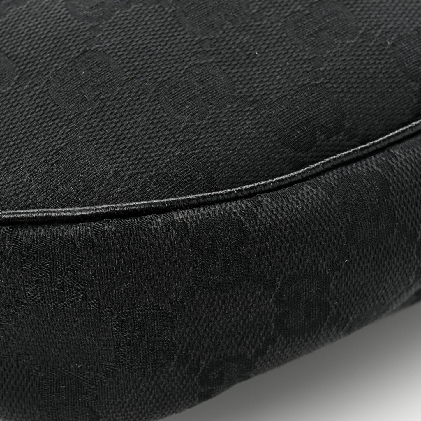 Monogram Medium Half Moon Hobo Black