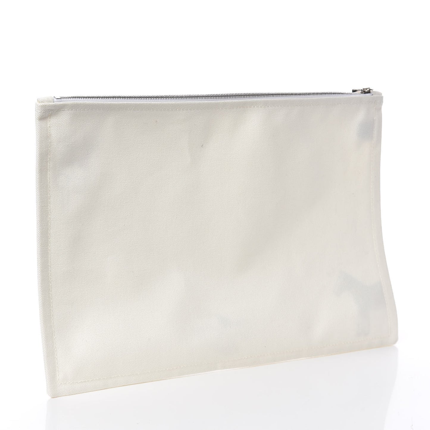 Cotton Canvas Adada Large Flat Case Bleu Marine