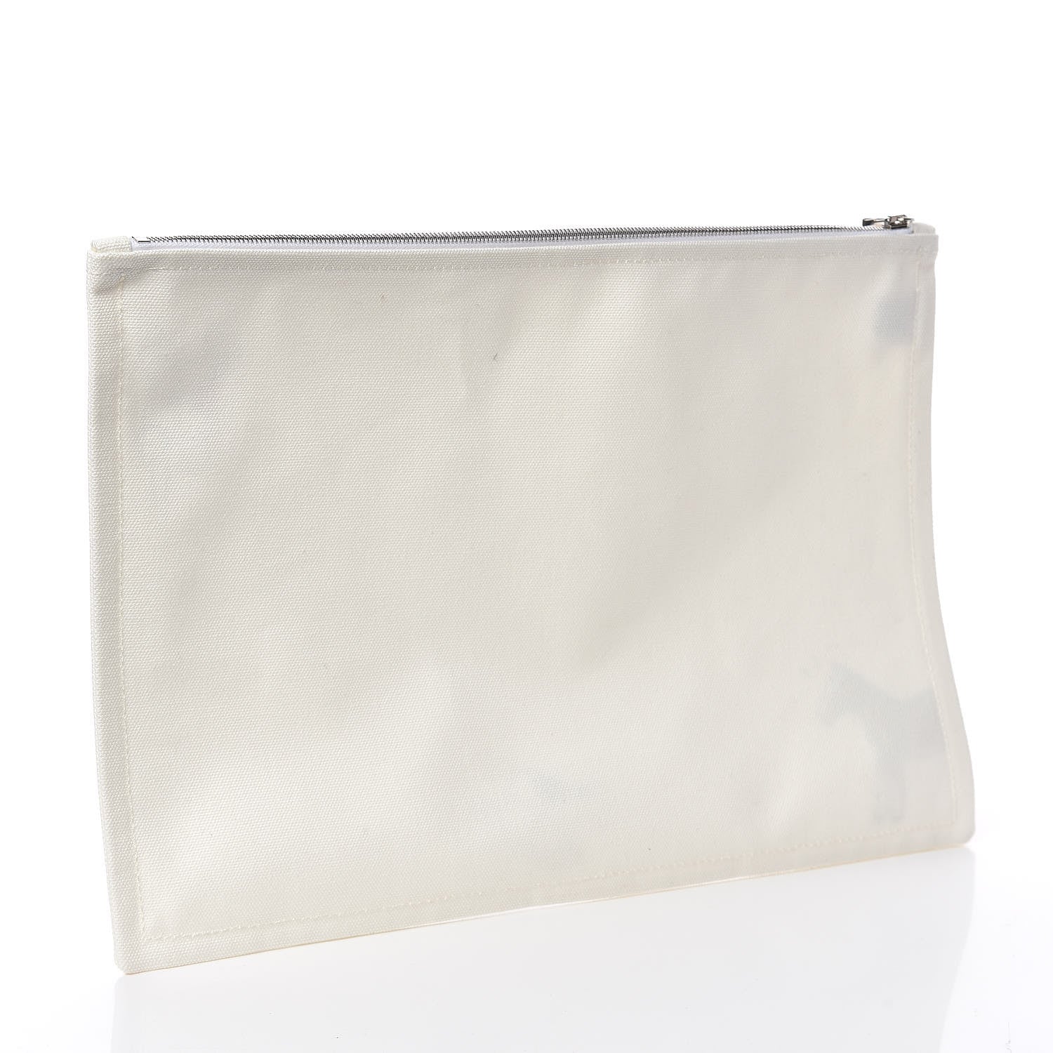 Hermes Cotton Canvas Adada Large Flat Case Bleu Marine 3 of 9