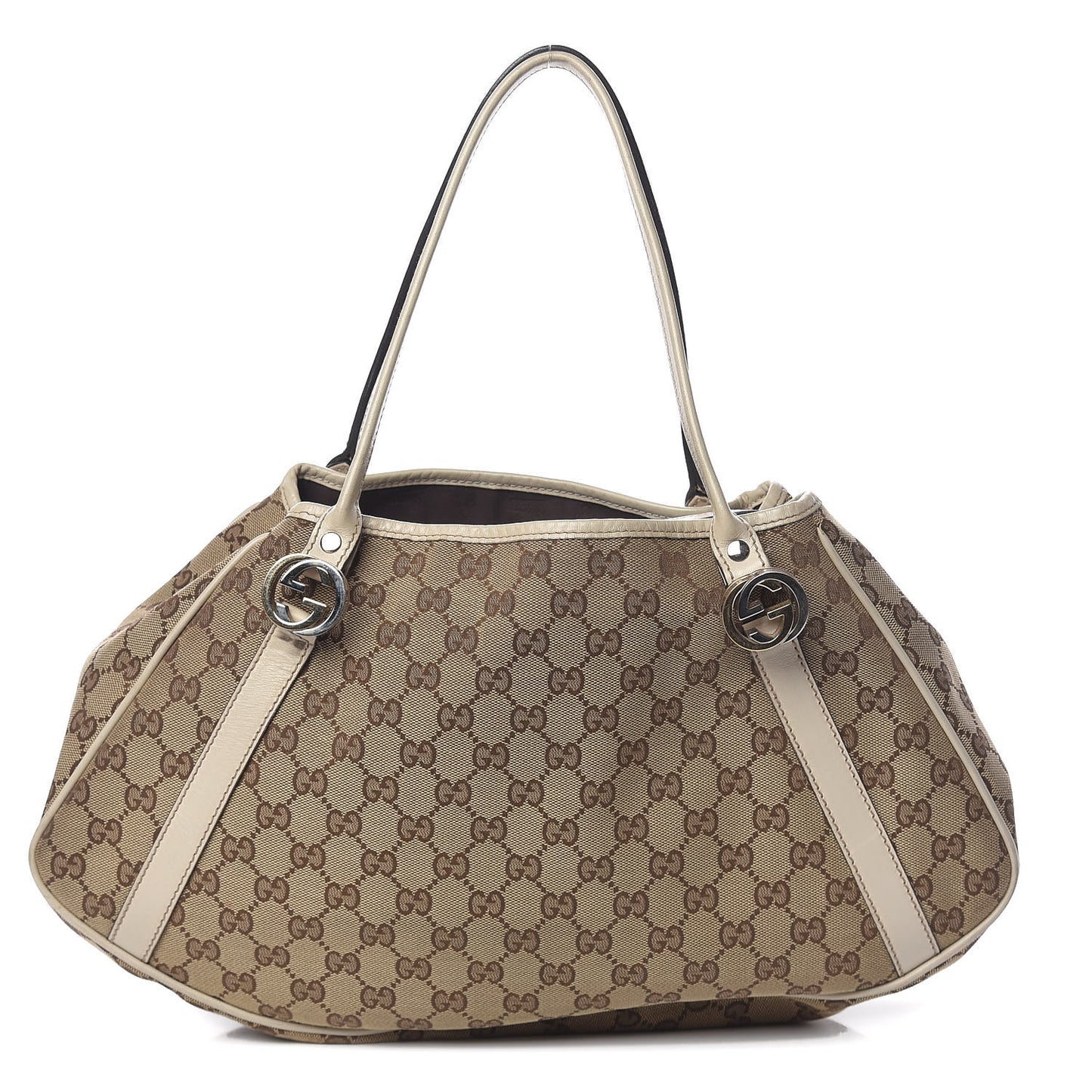 Monogram Medium GG Twins Shoulder Bag Tan
