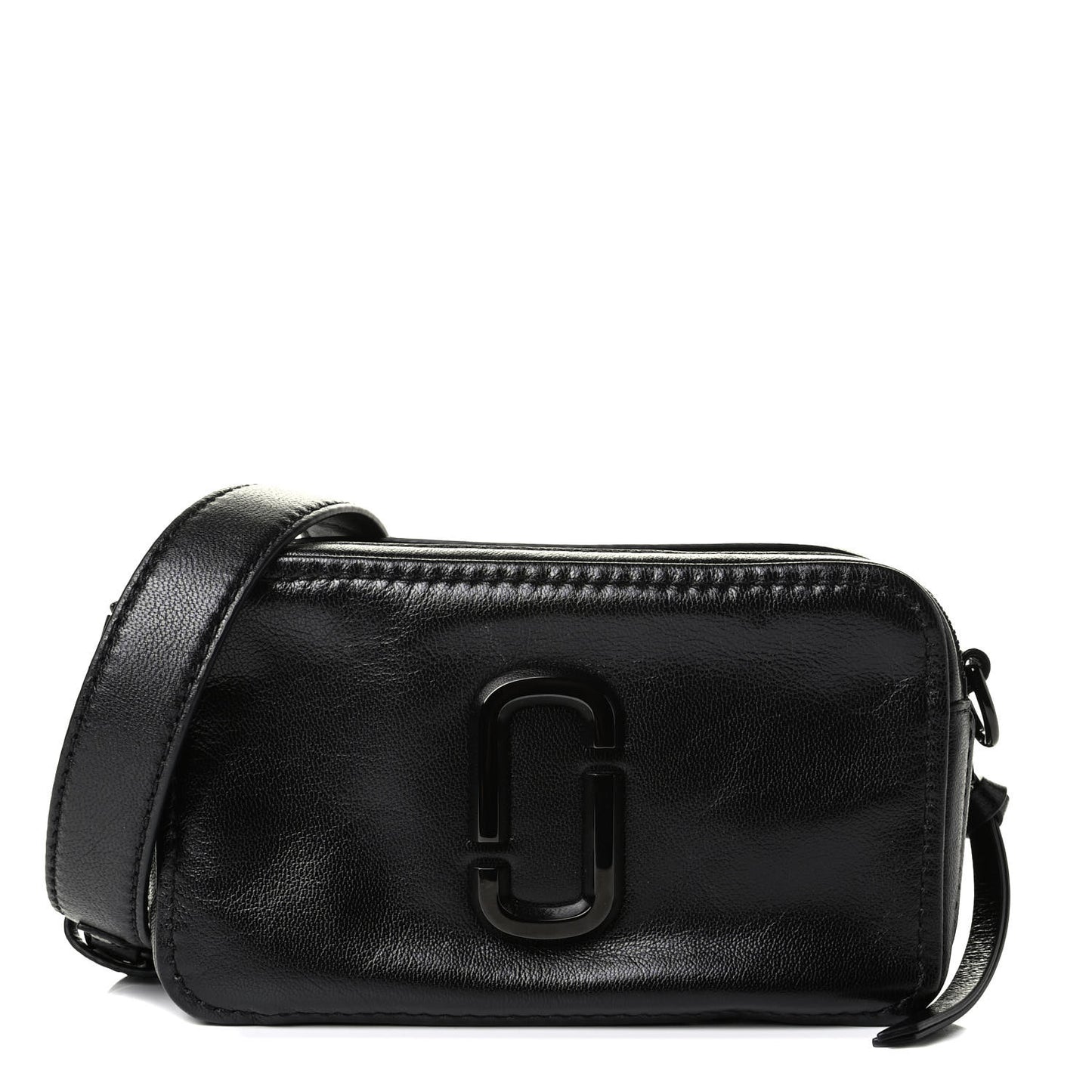 Supple Natural Grain Calfskin The Softshot 27 Bag Black