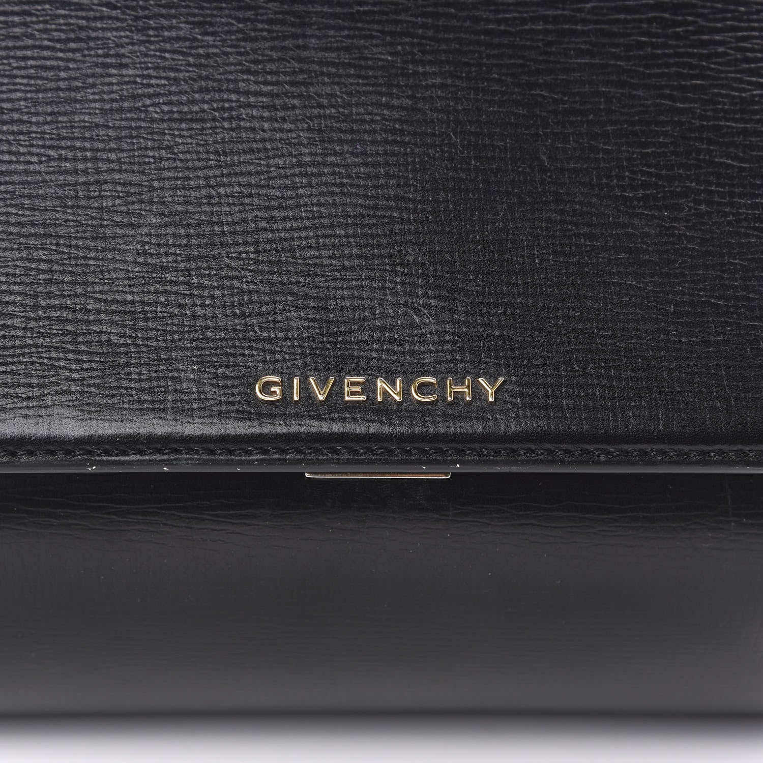 Givenchy Textured Calfskin Mini Pandora Box Chain Crossbody Bag Black 12 of 12