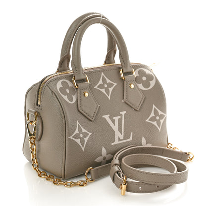 Louis Vuitton Empreinte Monogram Giant Speedy Bandouliere 20 Creme Beige 3 of 10
