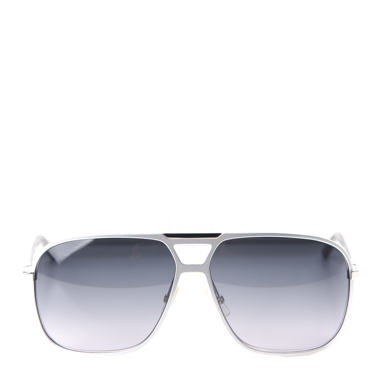 Christian Dior HOMME Aluminum Aviator Sunglasses Silver 2 of 7