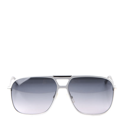 Christian Dior HOMME Aluminum Aviator Sunglasses Silver 2 of 7