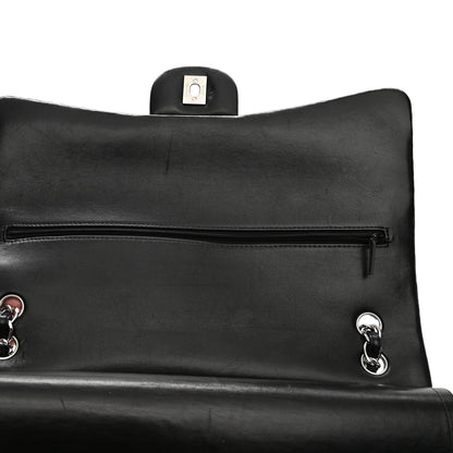 Chanel Lambskin Quilted Maxi Double Flap Black 11 of 14