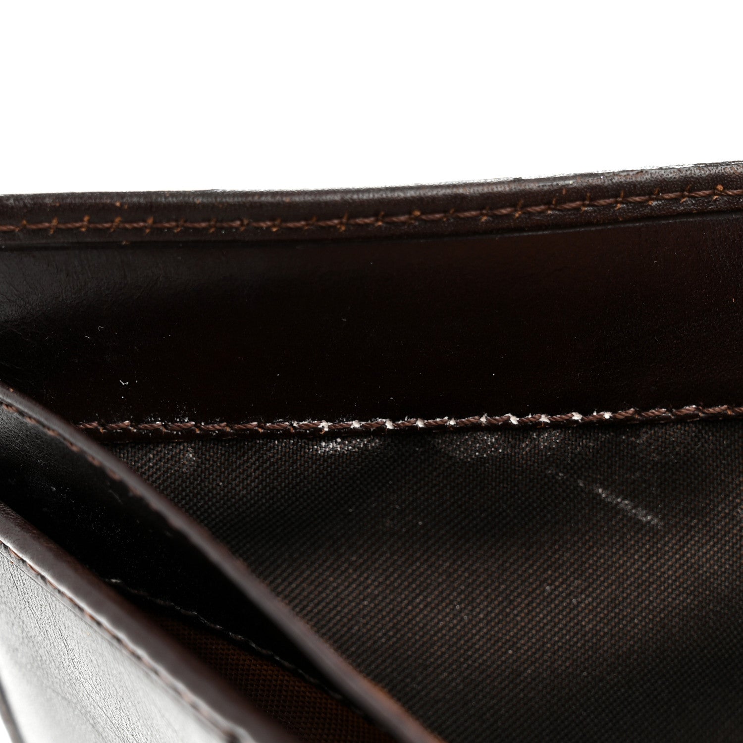 Fendi Zucca Calfskin Compact Wallet Tobacco 8 of 9