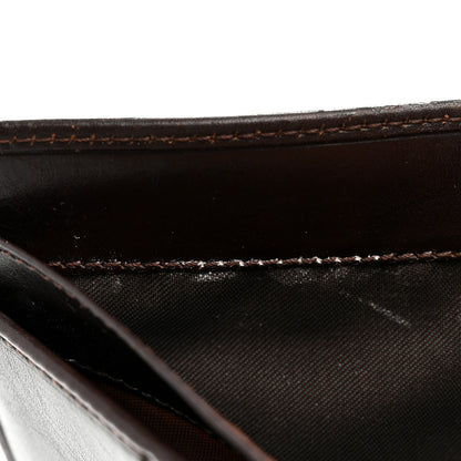 Fendi Zucca Calfskin Compact Wallet Tobacco 8 of 9
