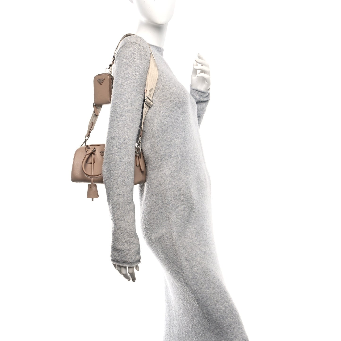 Saffiano Lux Top Handle Crossbody Bag  Cammeo