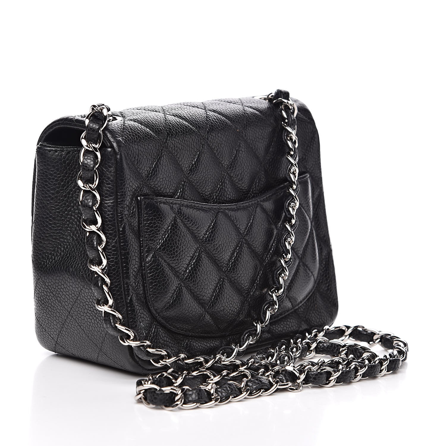 Chanel Caviar Quilted Mini Square Flap Black 3 of 11