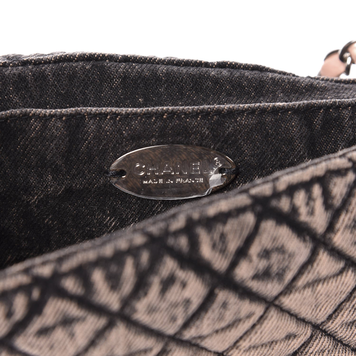 Chanel Washed Denim Quilted Small Denimpression Flap Rose Clair 9 of 11