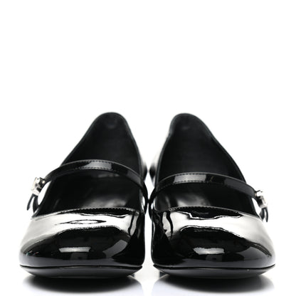 Louis Vuitton Patent Uniformes Silhouette 40mm Pumps 36.5 Black 3 of 15