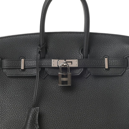 Hermes Togo Birkin 25 Black 8 of 12