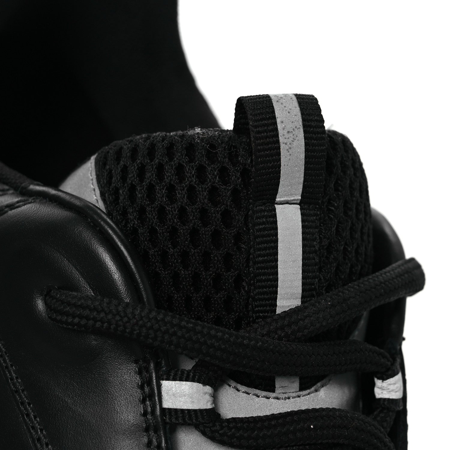 Christian Dior Technical Mesh Calfskin Mens B22 Sneakers 46 Black 11 of 14
