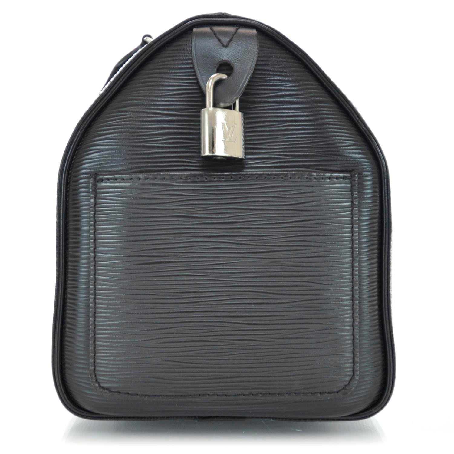 Louis Vuitton Epi Speedy 25 Black 6 of 10
