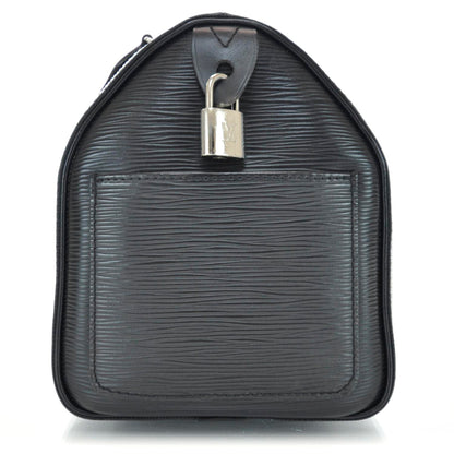 Louis Vuitton Epi Speedy 25 Black 6 of 10