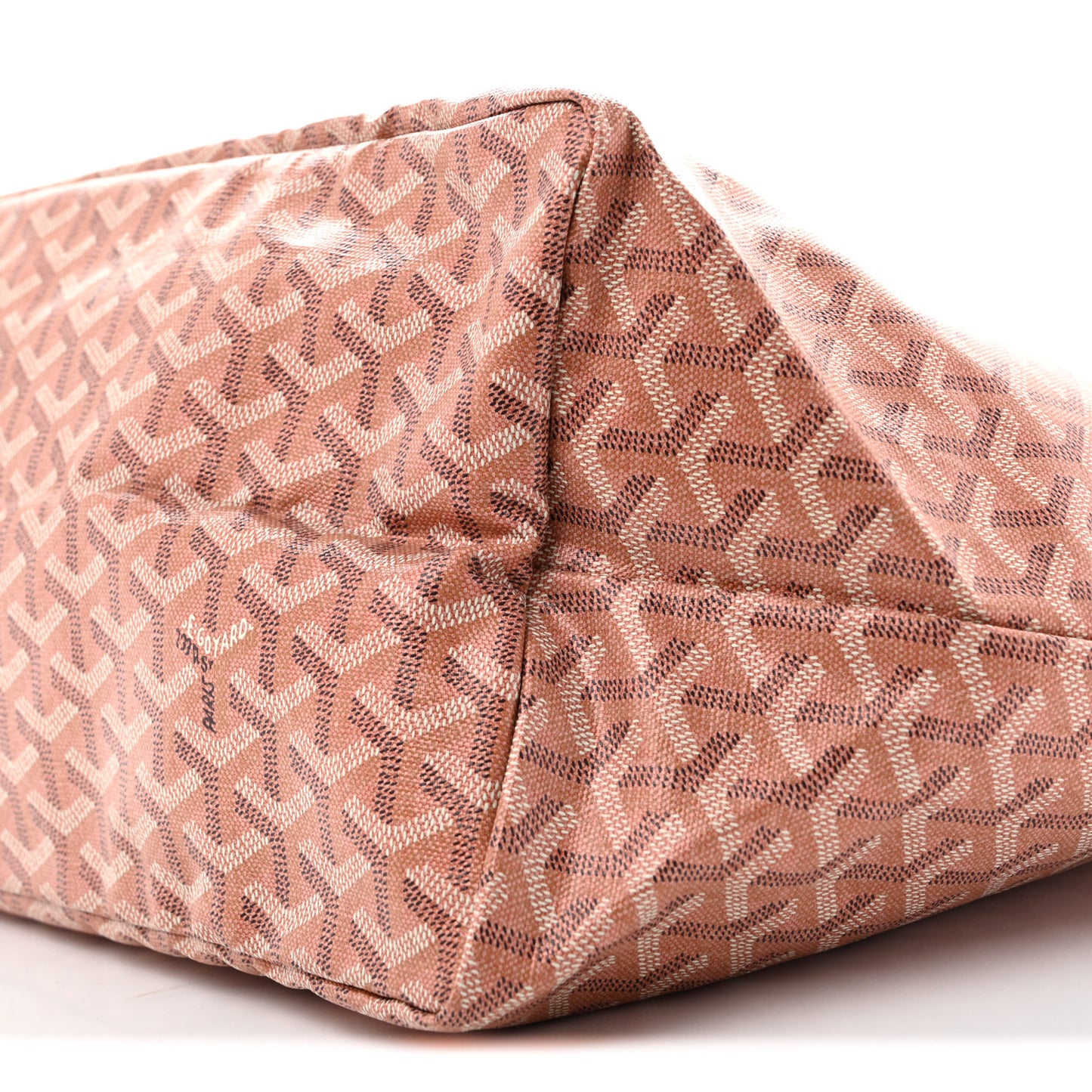 Iridescent Goyardine Saint Louis GM Pearly Coral