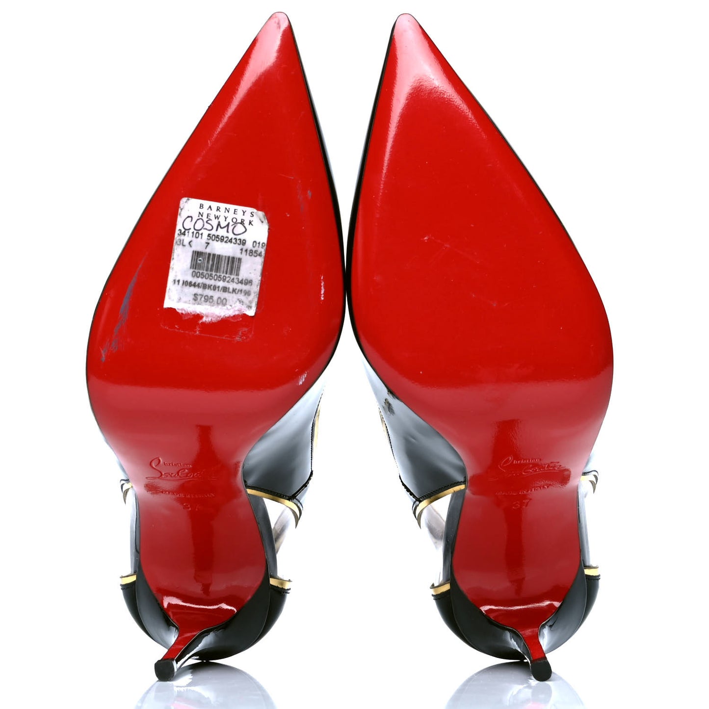 Patent PVC Specchio Cosmo 554 100 Pumps 37 Black