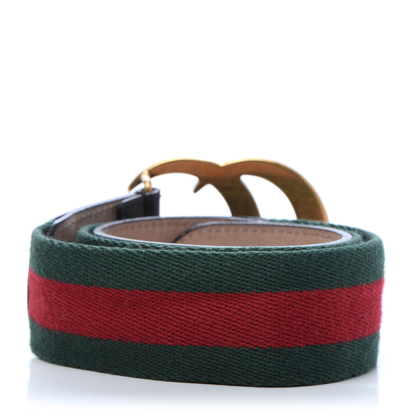 Nylon Calfskin Double G Web 40mm Belt 70 28 Green Red Black
