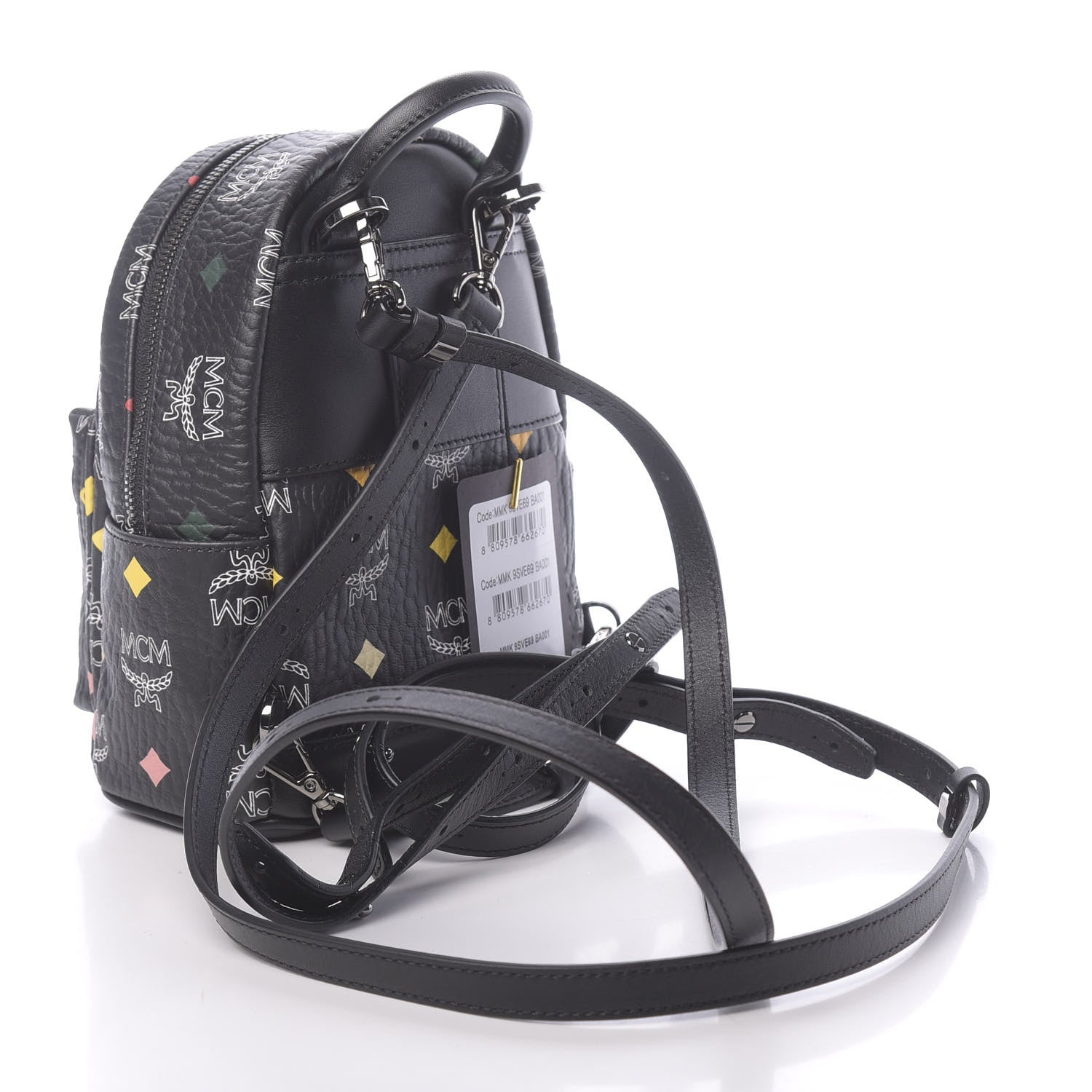 MCM Visetos Spektrum X-Mini Backpack Black 2 of 8
