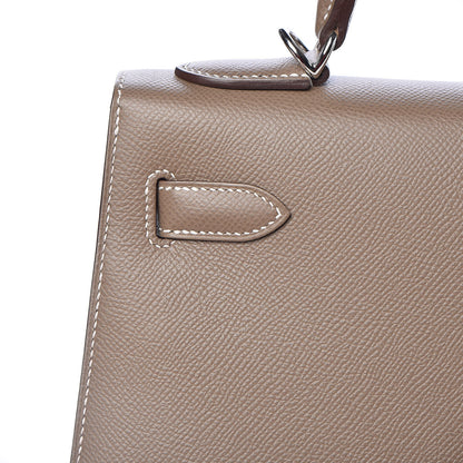 Hermes Epsom Kelly Sellier 32 Etoupe 11 of 35