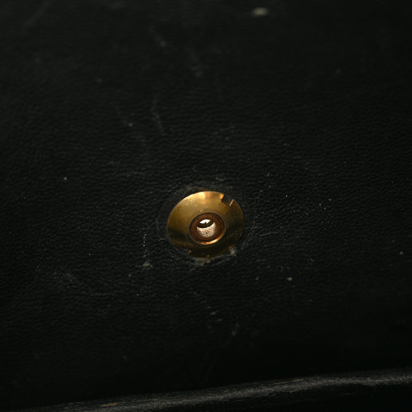 Shiny Crocodile Small Flap Black