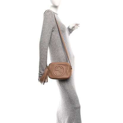 Gucci Pebbled Calfskin Small Soho Disco Bag Camelia 2 of 11