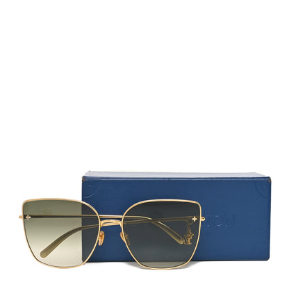 Louis Vuitton Metal LV Charm Cat Eye Sunglasses Z1720U Gold 8 of 8