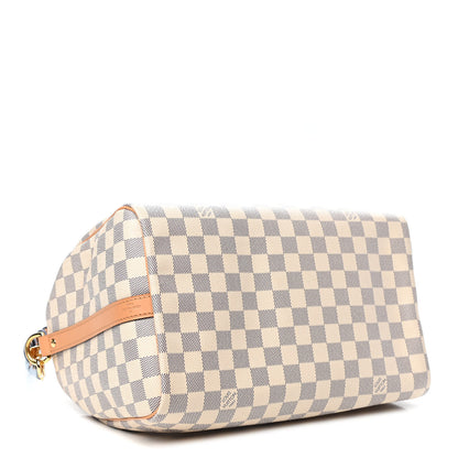 Louis Vuitton Damier Azur Braided Speedy Bandouliere 30 Blue 3 of 4
