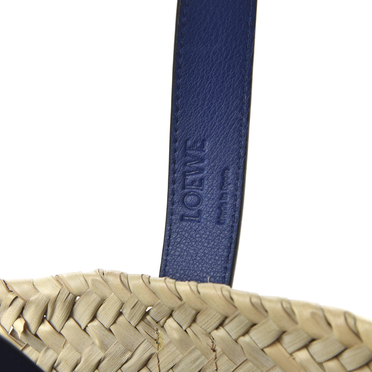 Loewe Raffia Small Basket Tote Bag Natural 8 of 9