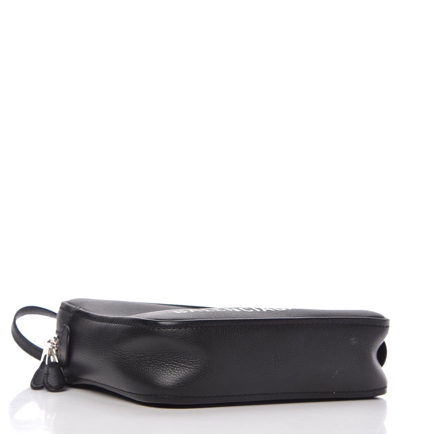 Calfskin Triangle Crossbody Bag Black