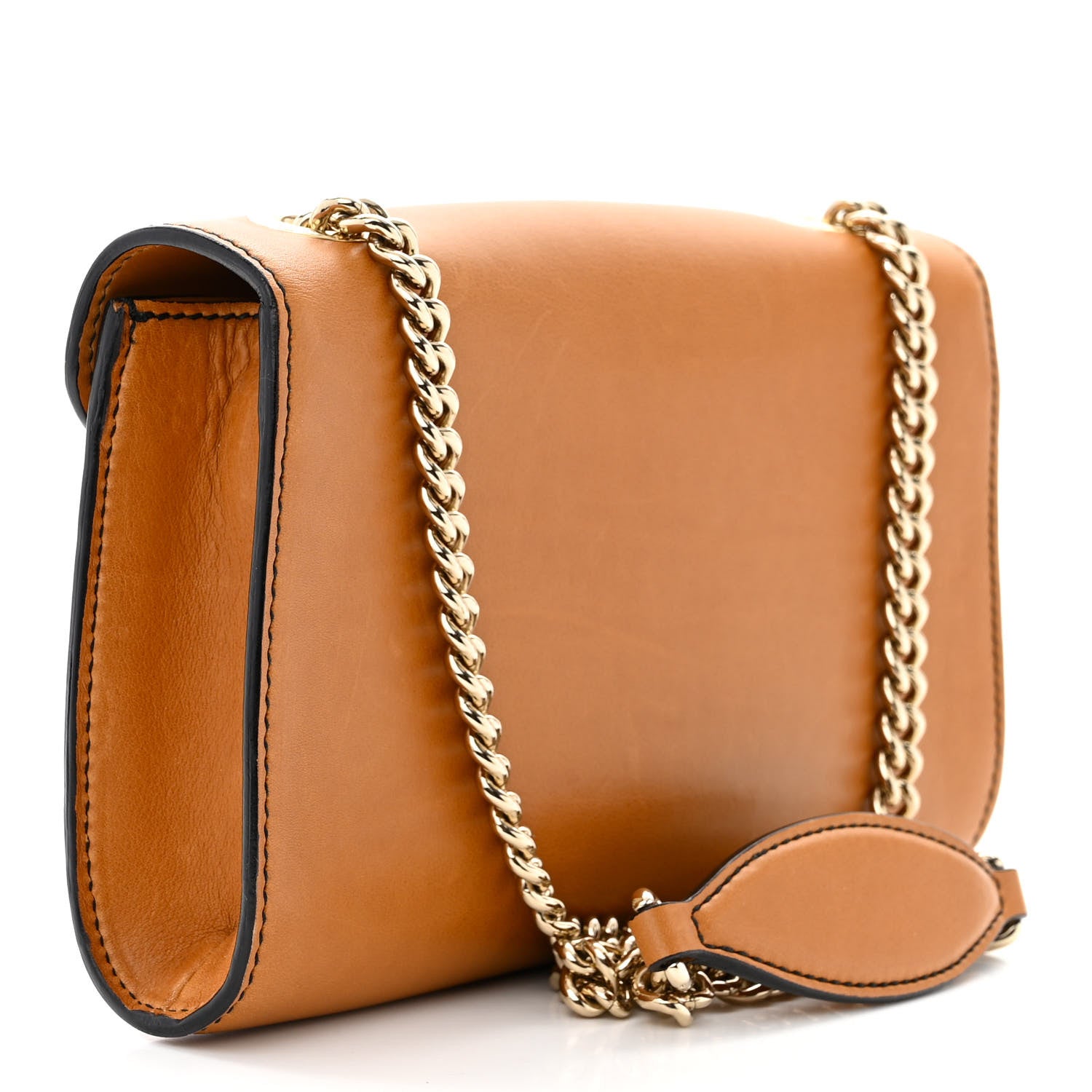 Gucci Saddle Soft Lux Small Emily Chain Shoulder Bag New Banana 3 of 15