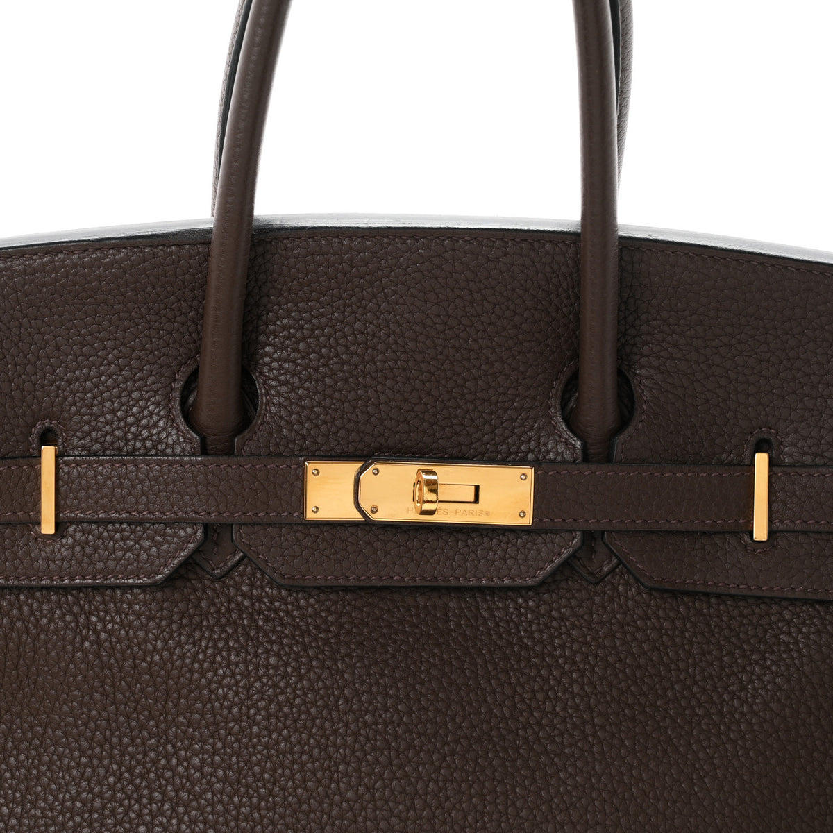 Taurillon Clemence Birkin 35 Cafe