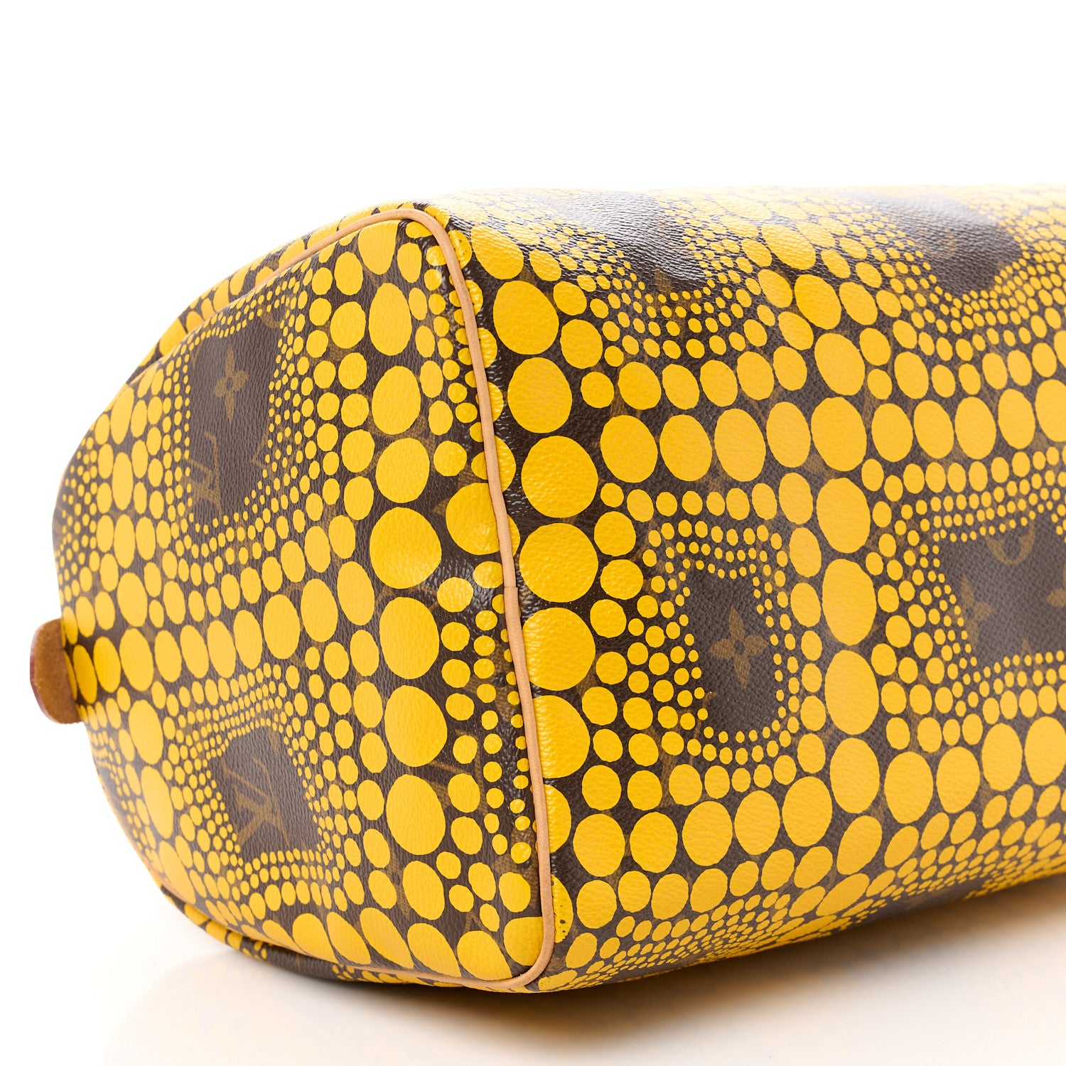 Louis Vuitton Monogram Kusama Town Speedy 30 Yellow 10 of 11