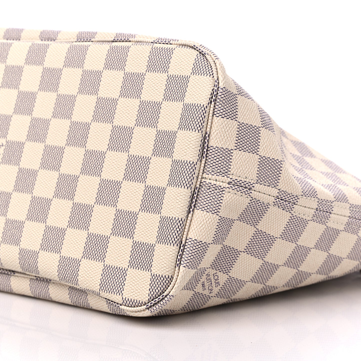 Damier Azur Neo Neverfull MM Rose Ballerine