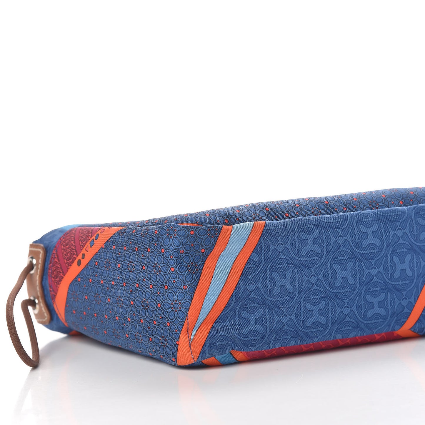 Silk Carre en Cravates Fourbi 20 PM Pouch Bleu Saphir