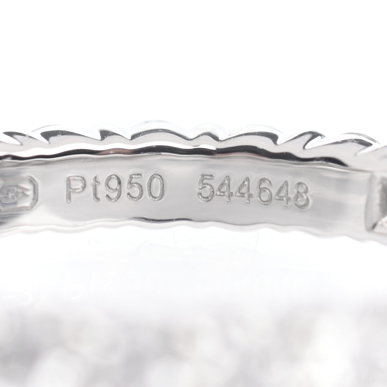 Harry Winston Platinum Diamond 1.25ctw Eternity Wedding Band Ring 53 6.25 4 of 5