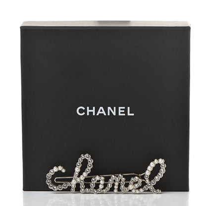 Chanel Metal Glass Swirling Pearls Hair Clip Gold 4 of 4