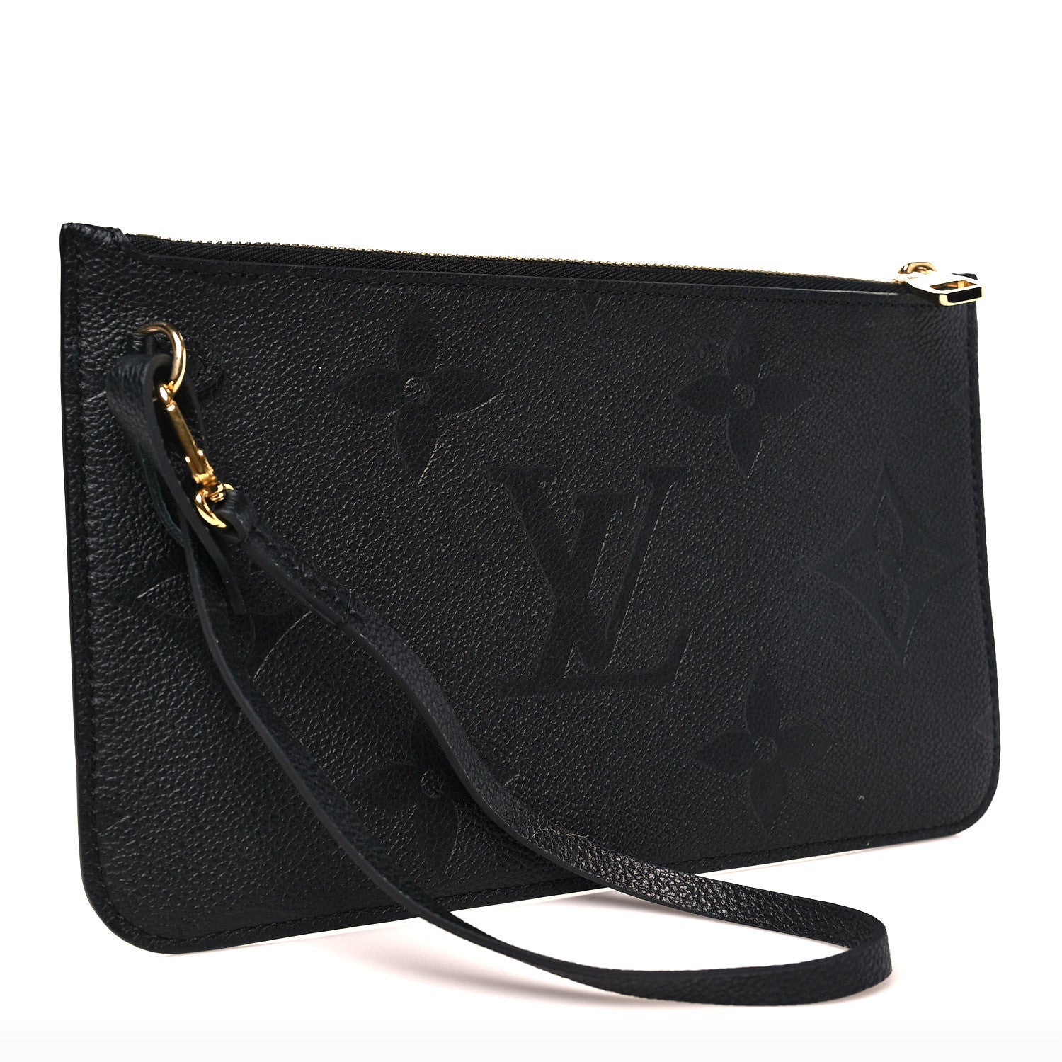 Louis Vuitton Empreinte Monogram Giant Neverfull MM Pochette Black 3 of 7