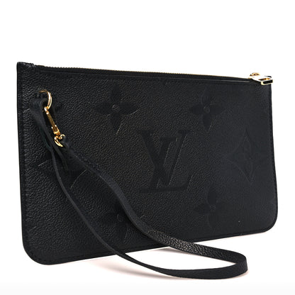 Louis Vuitton Empreinte Monogram Giant Neverfull MM Pochette Black 3 of 7