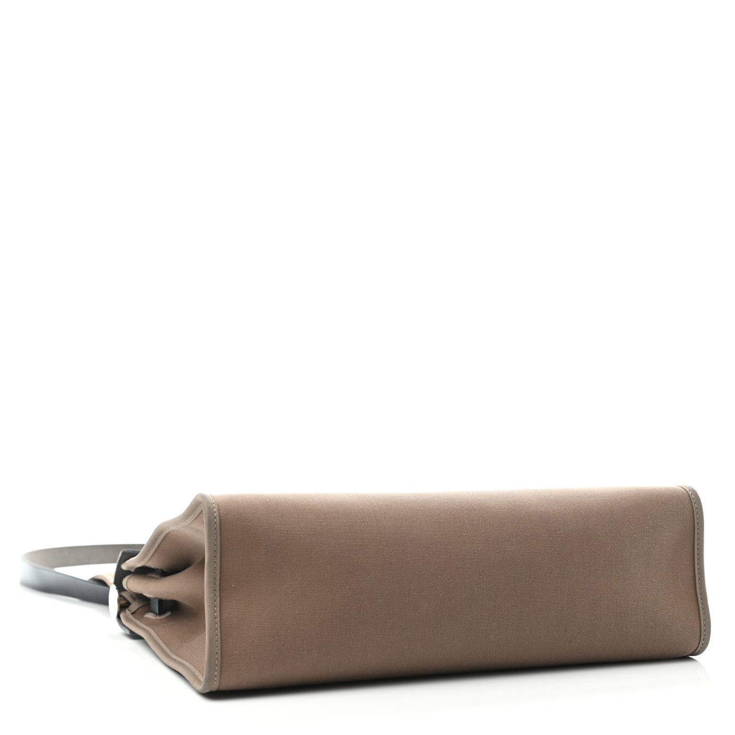 Hermes Vache Hunter Toile Herbag Zip 31 PM Etoupe Bleu Indigo 3 of 4
