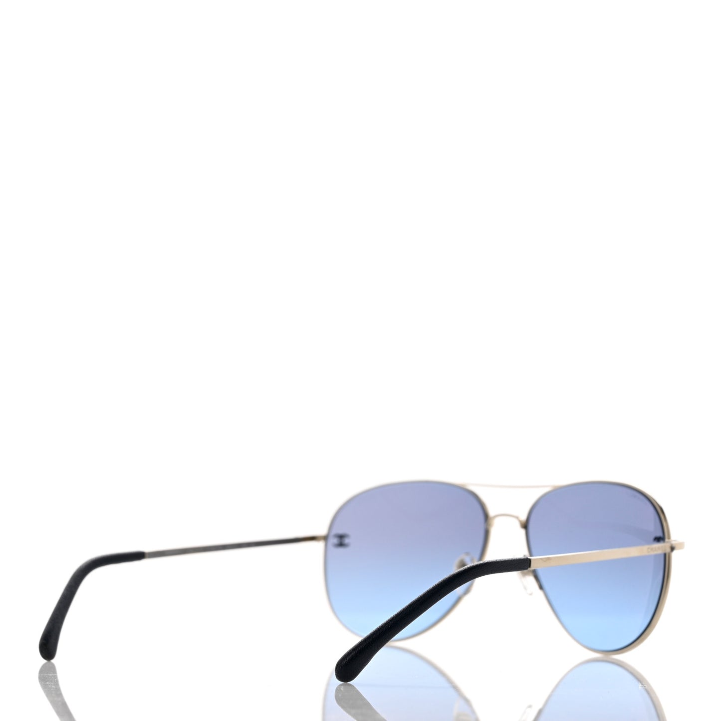 Metal Pilot Aviator CC Sunglasses 4189-T-Q Silver