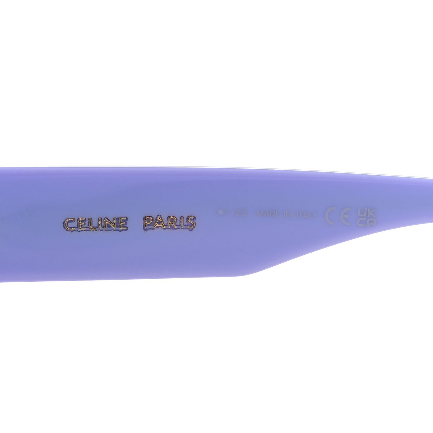 Acetate Cat Eye Sunglasses CL40197U Shiny Lilac Smoke