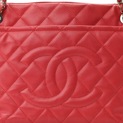 Chanel Caviar Quilted Timeless CC Soft Tote Pink 8 of 12