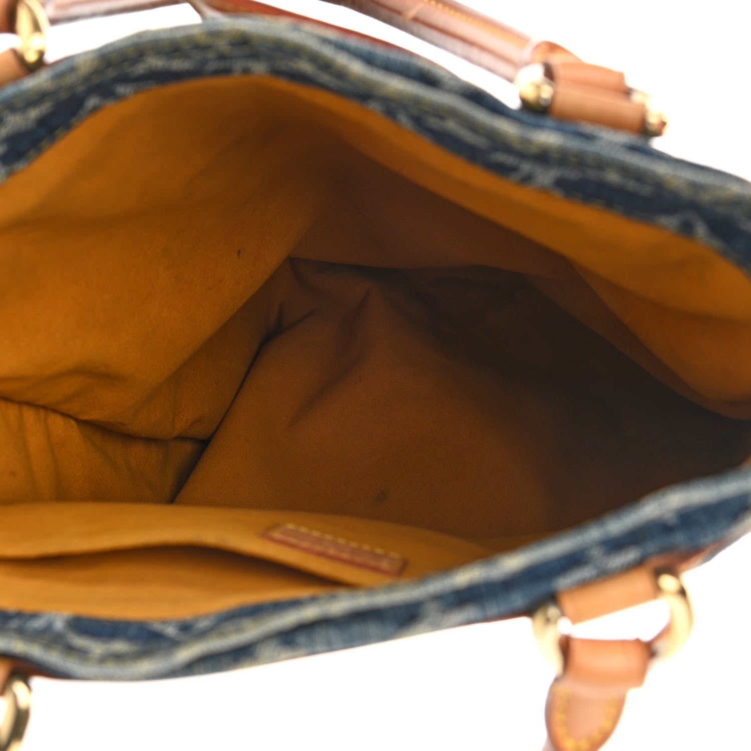 Louis Vuitton Monogram Denim Sac Plat Blue 5 of 14