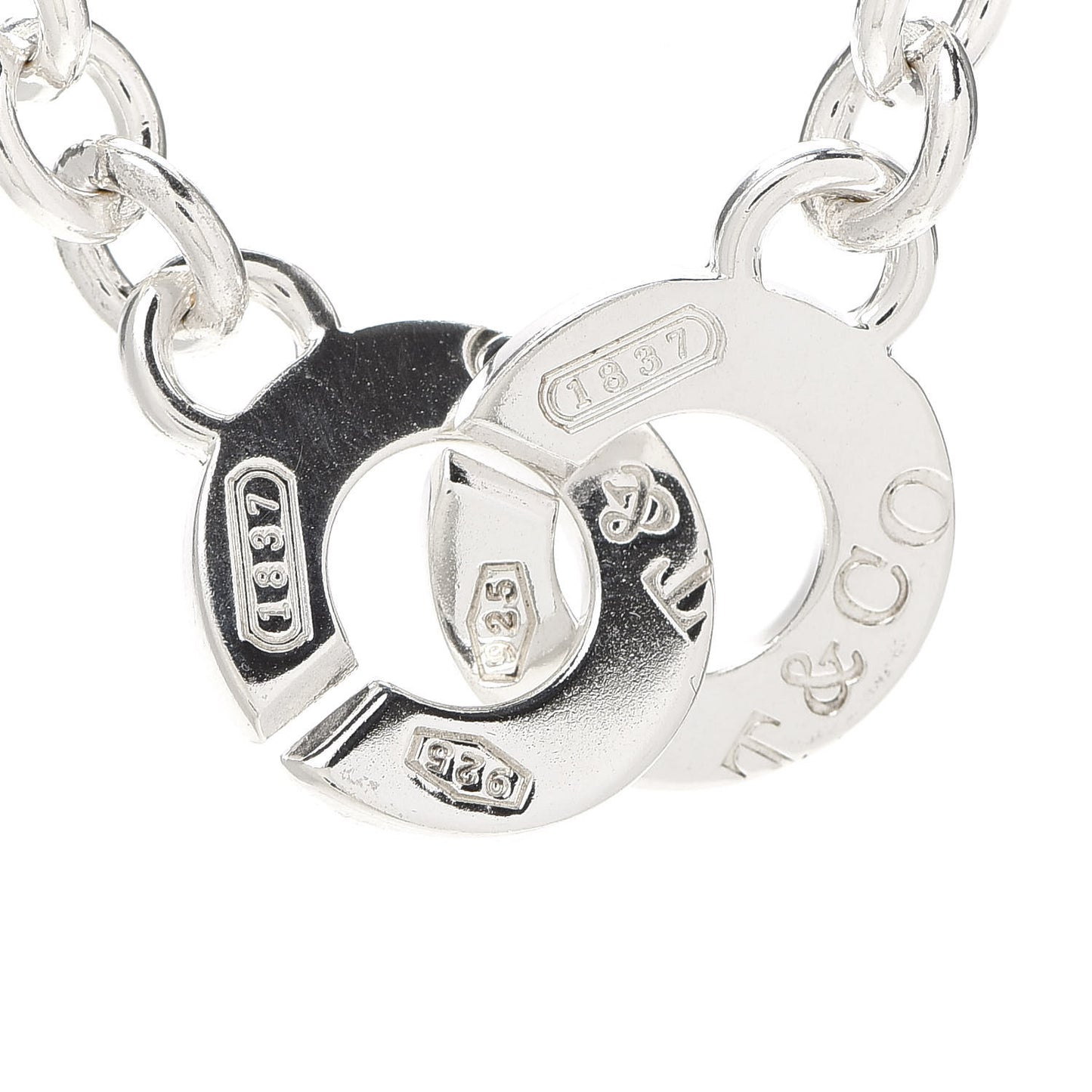 Sterling Silver 1837 Circle Clasp Necklace