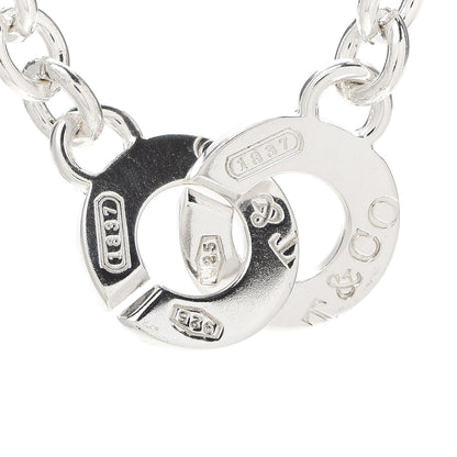 Tiffany Sterling Silver 1837 Circle Clasp Necklace 4 of 4