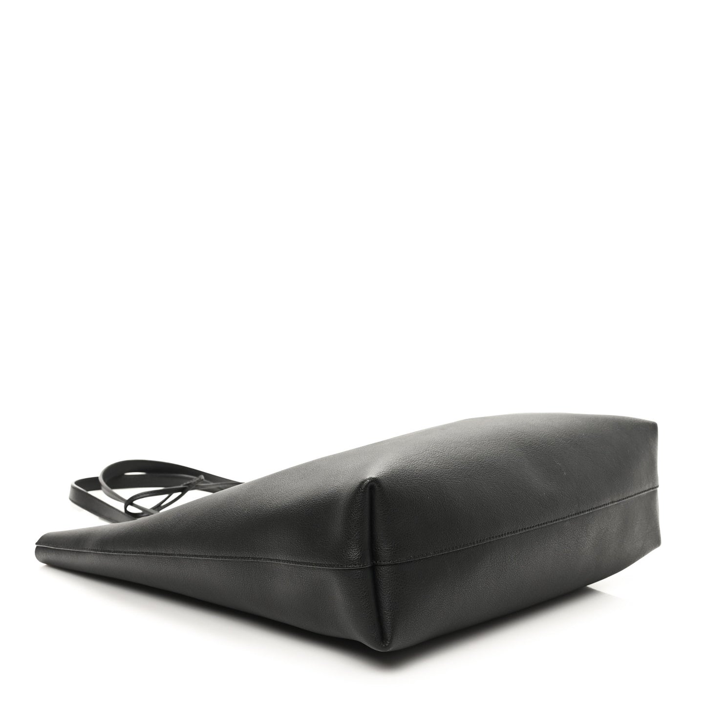 Calfskin Medium Shopping Tote Black